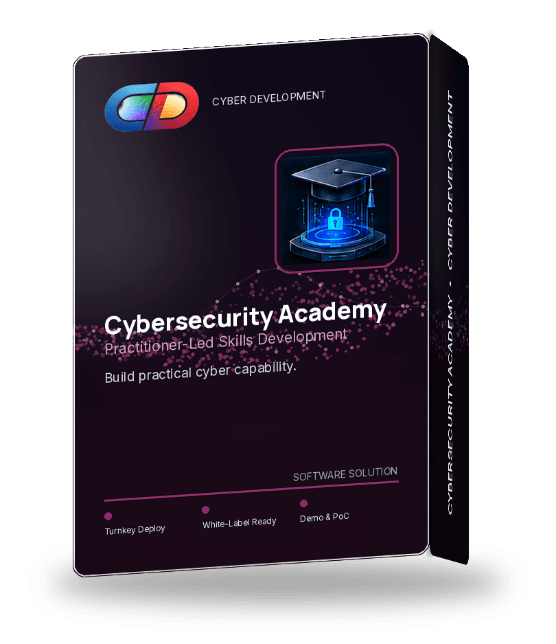 Cybersecurity Academy packaging
